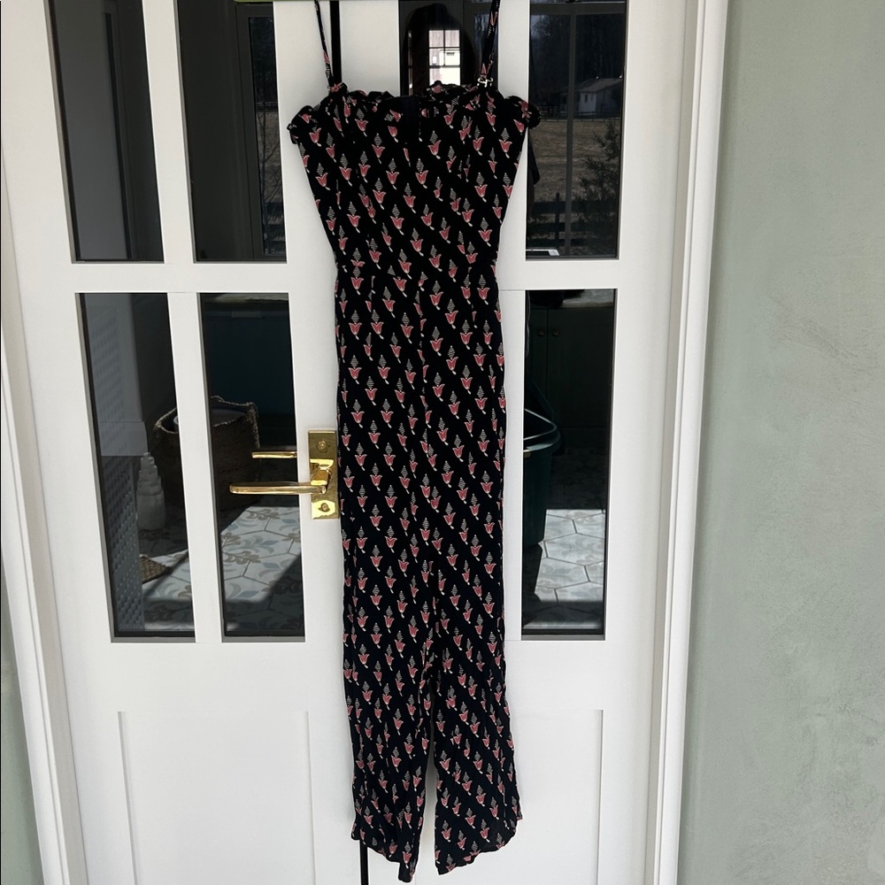 Flynn Skye tulip print black jumpsuit